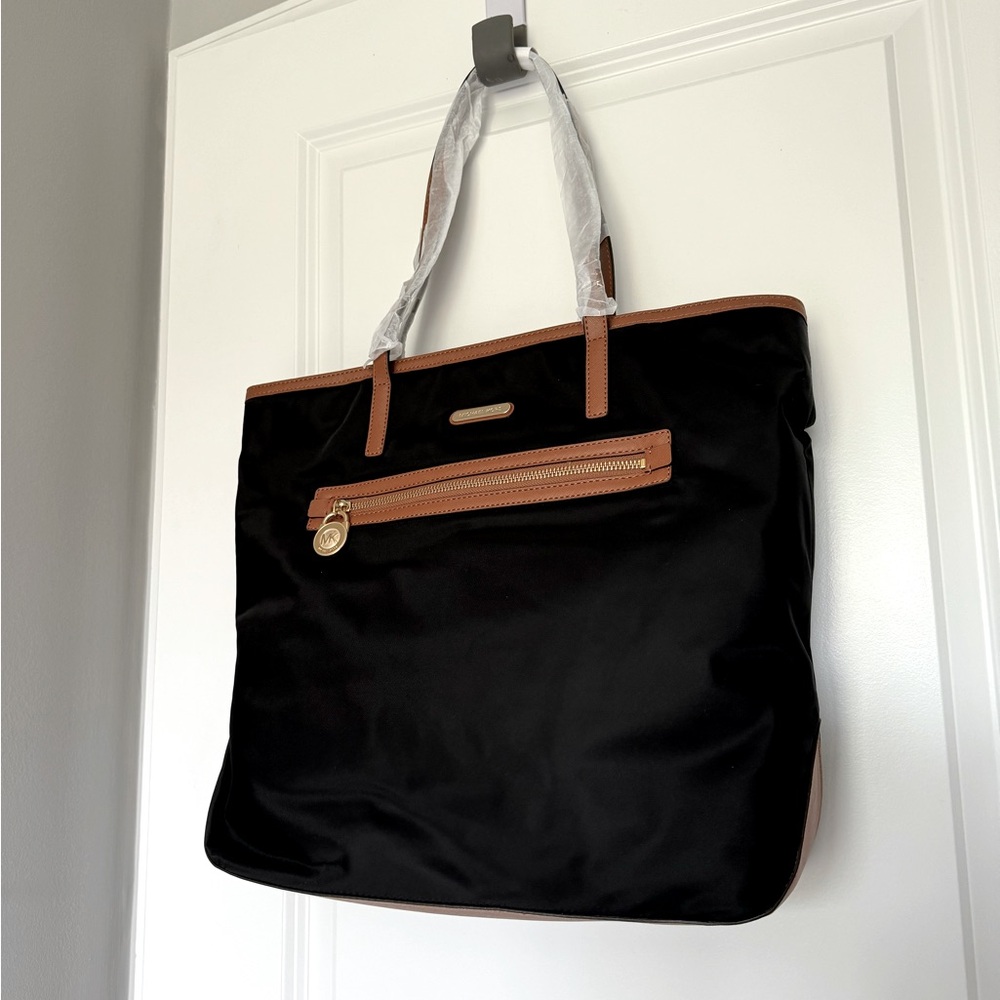 Michael Kors Large Black Kempton Nylon Tote